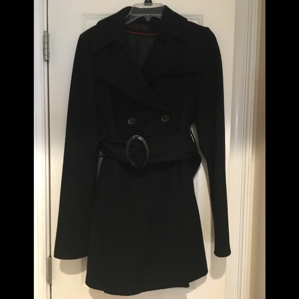 Black Coat Via Spiga size 4, good condition